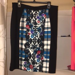 Stretchy Nicole Miller pencil skirt.